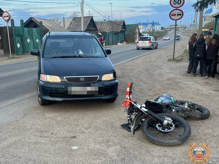 Два подростка на байках попали в ДТП в Приангарье за сутки