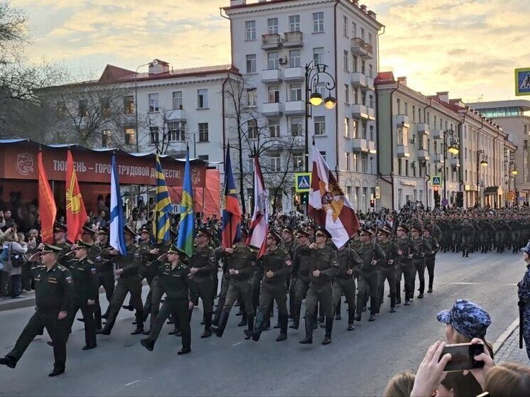 В Тюмени состоялась репетиция Парада Победы