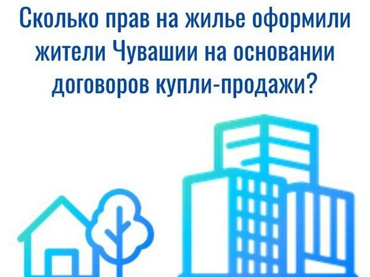 В Чувашии с начала года зарегистрировано более 4 тыс. договоров купли-продажи жилых помещений
