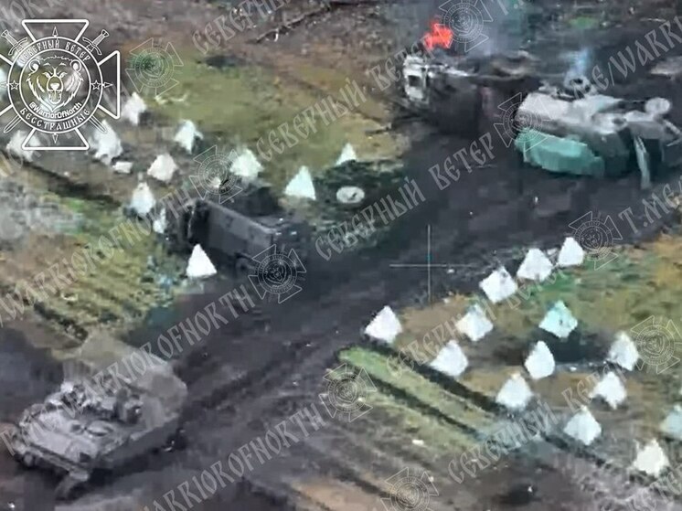 На границе Курской области уничтожили БМП M2 «Брэдли»