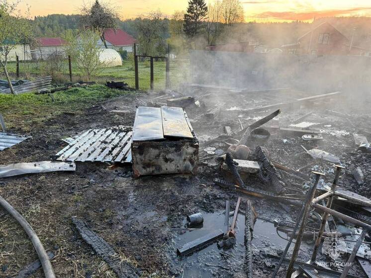 В Калужской области потушили 10 пожаров за сутки