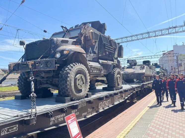 Агитационный поезд «Единство в памяти. Сила в подвиге» прибыл на вокзал Махачкалы