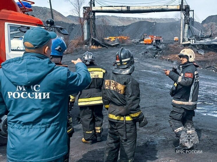 В Нерюнгрии ликвидирован крупный пожар на обогатительной фабрике