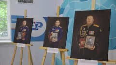 Наследники победителей: в Рязани бойцы СВО показали портреты дедов-фронтовиков
