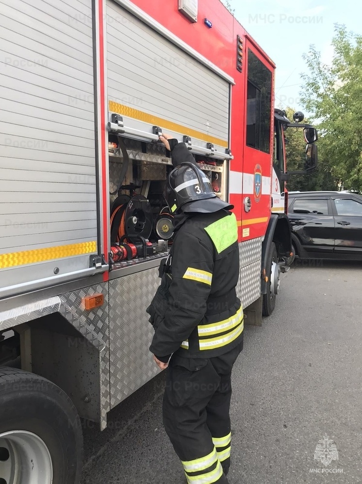 В Жуковском районе горел дачный дом