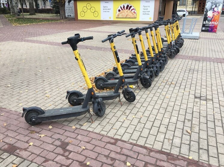 В центре Воронежа временно запретят езду на электросамокатах