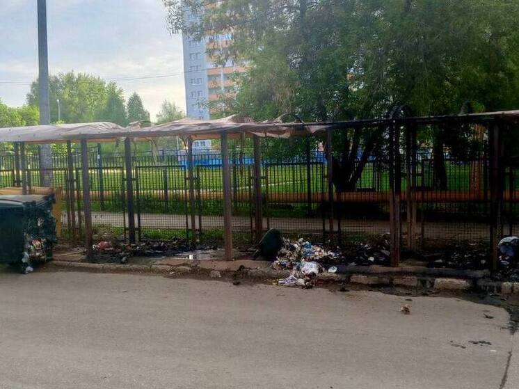 Неизвестные лица подожгли мусорные контейнеры в Кировском районе Самары