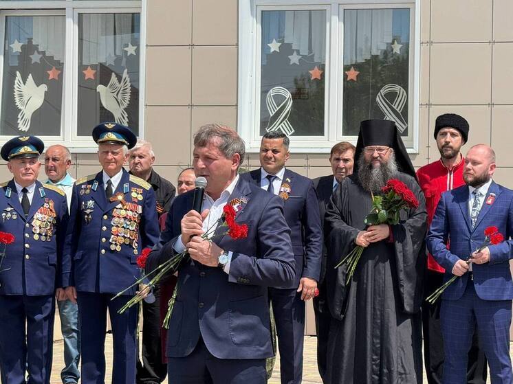 В Краснодаре в хуторе Ленина открыли обновленный памятник героям Великой Отечественной войны