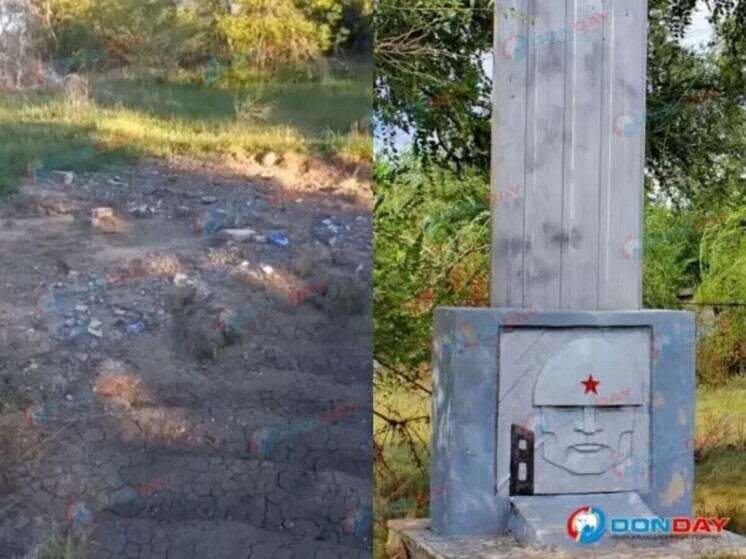 На месте демонтированного памятника героям ВОВ в поселке Ростовской области появится новая стела