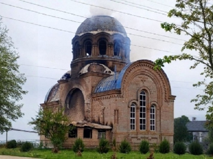 ВСУ уничтожили храм святителя Феодосия Черниговского в Курской области
