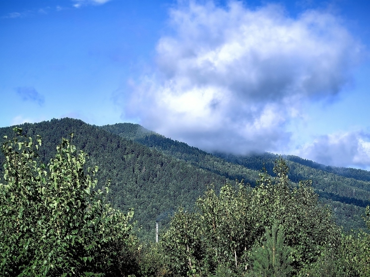 В хакасском заповеднике Сундуки приземлился неизвестный вертолет