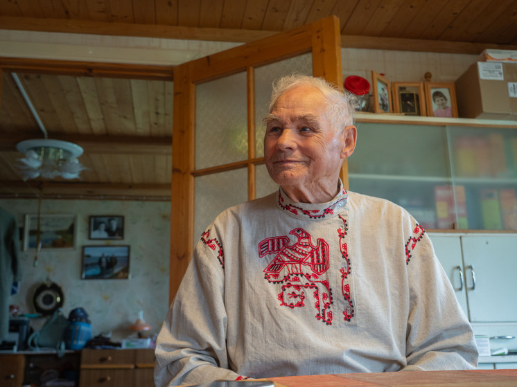 Житель Заонежья Николай Бобров отмечает 90-летний юбилей