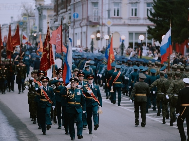Томичам рассказали, во сколько начнется Парад Победы