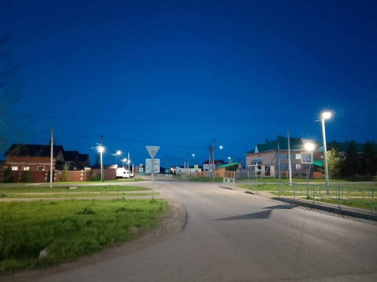 На семи улицах в уфимском Нагаево появилось наружное освещение