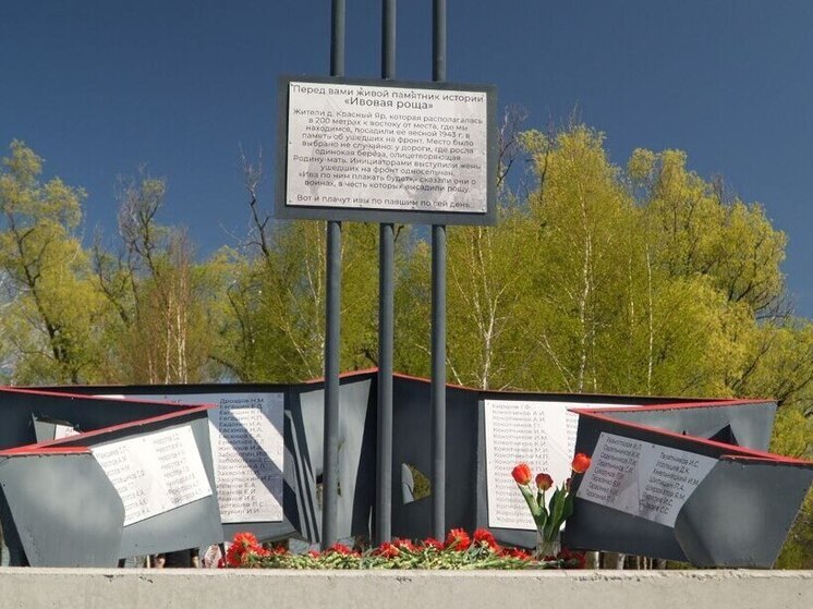 В Большереченском районе, в 150 метрах от трассы Омск-Тара (232 км) состоялось торжественное открытие мемориала, посвящённого ушедшим на фронт в годы Великой Отечественной войны