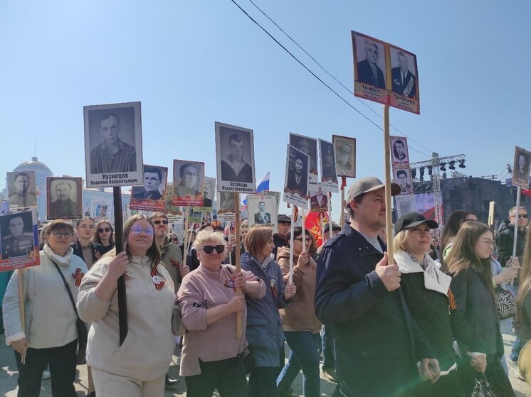 Бессмертный полк впервые со времён пандемии вышел на улицы Читы