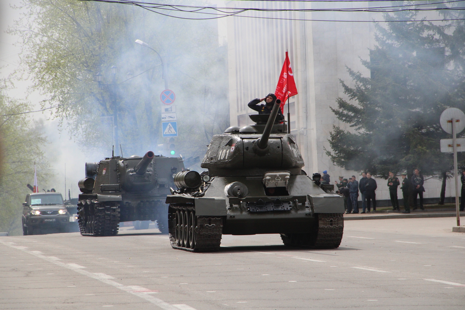 Парад Победы 2025 в Хабаровске: фото военной техники 