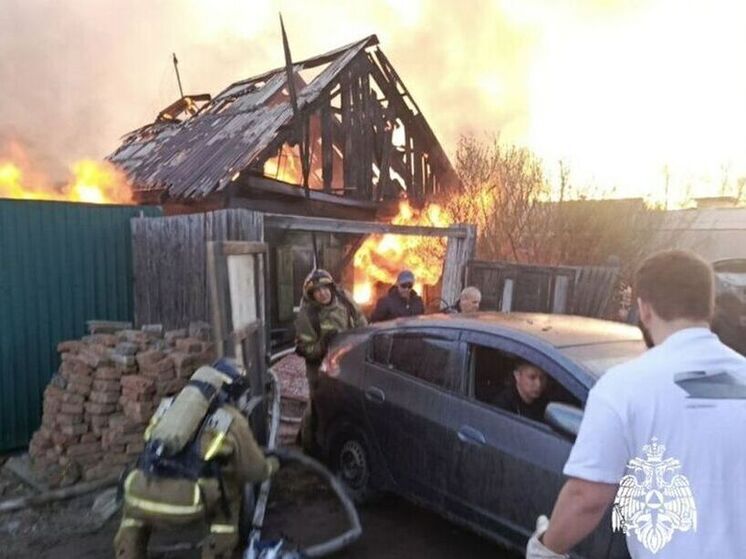Два дома горели в Иркутске