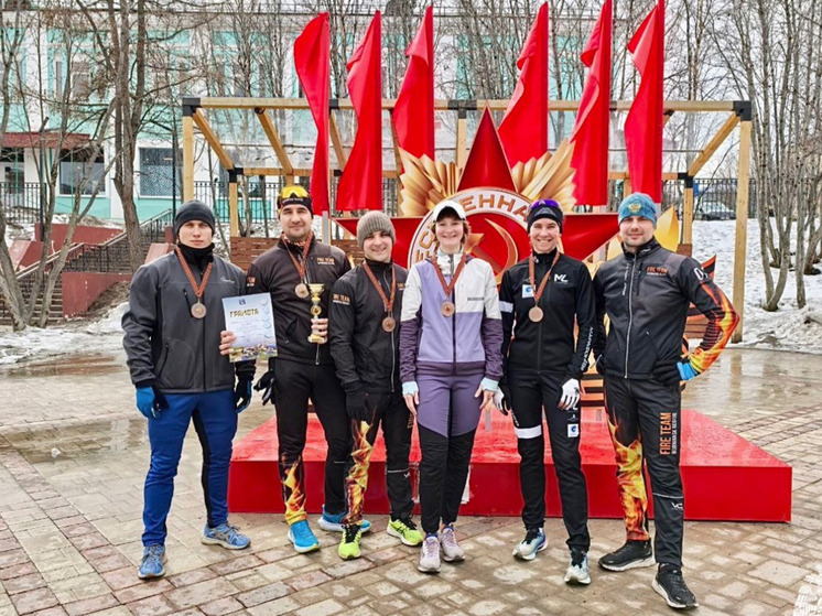В Коле прошла эстафета памяти, посвященная 80-летию Победы
