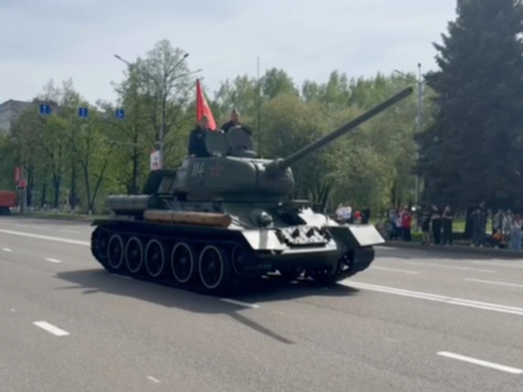 В Новокузнецке специалистам удалось завести легендарный танк Т-34