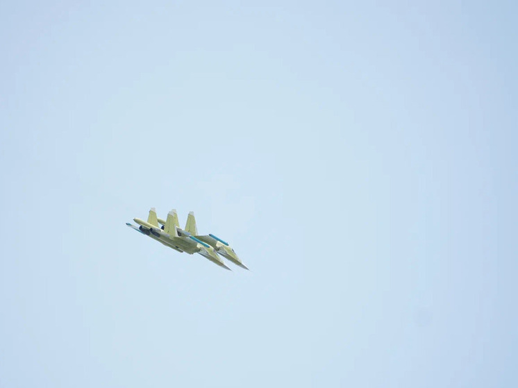 На улицах Новосибирска заметили военные самолеты
