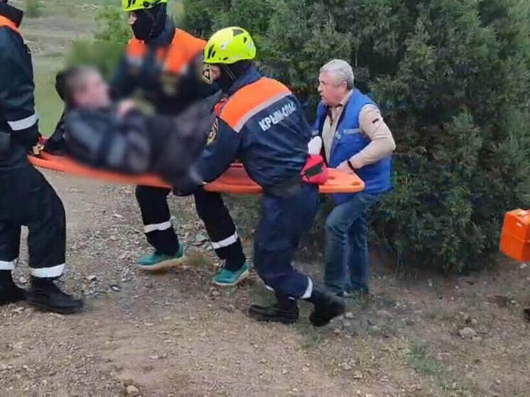 В Судаке водитель квадроцикла упал со склона