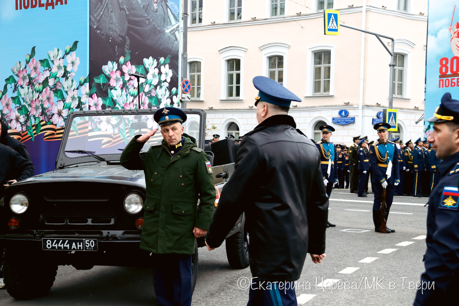 В день 80-летия Победы по павшим героям плакали небеса: в Твери прошел торжественный парад