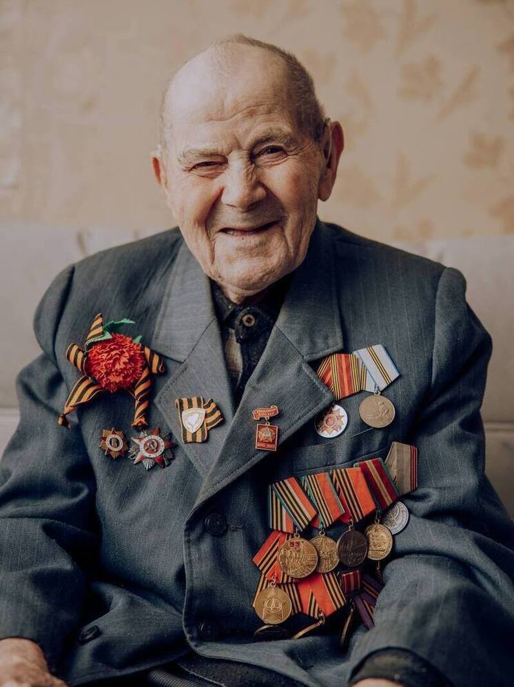 В Самарской области исполнилось 100 лет ветерану ВОВ Николаю Олухову 9 мая