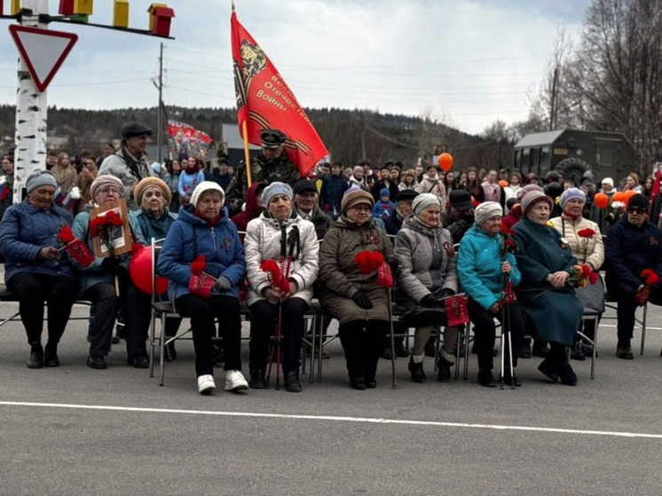 В Умбе отметили 80-летие Победы торжественным митингом