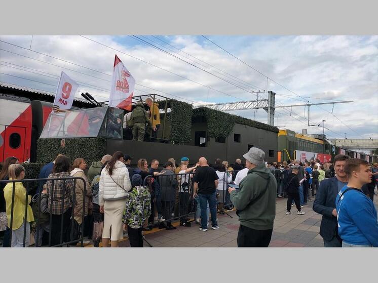 Воронеж встретил Поезд Победы