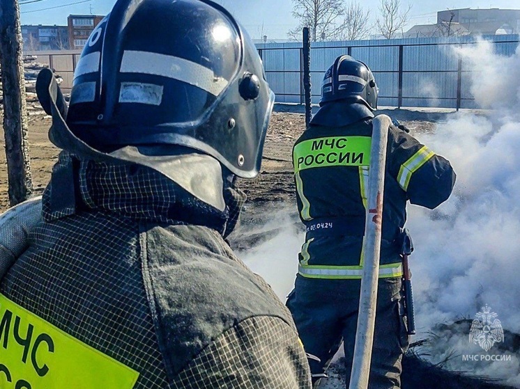 Шесть пожаров потушили за сутки в Зауралье