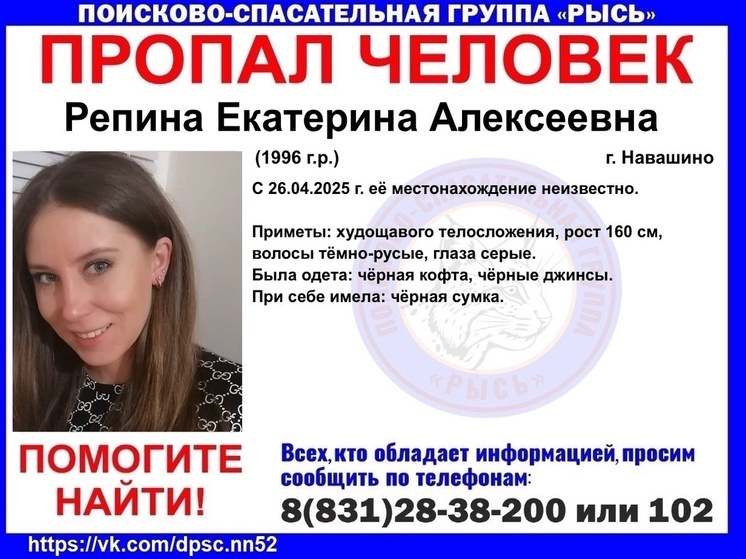 Нижегородцев просят помочь найти девушку, пропавшую 2 недели назад