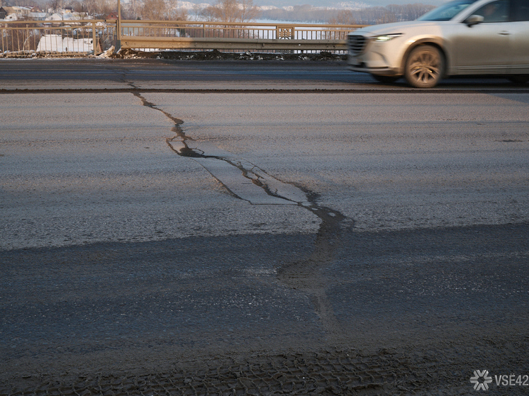 В Кемерове начался второй этап ремонта Кузбасского моста