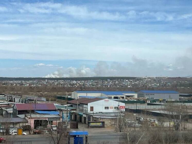 Пожар снова начался в стороне ДНТ Смоленки под Читой - очевидцы