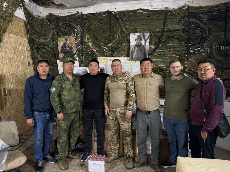 Калмыкия доставила гуманитарный груз в зону СВО