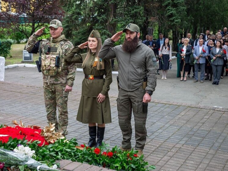 В запорожской Васильевке отметили 80-летие Великой Победы