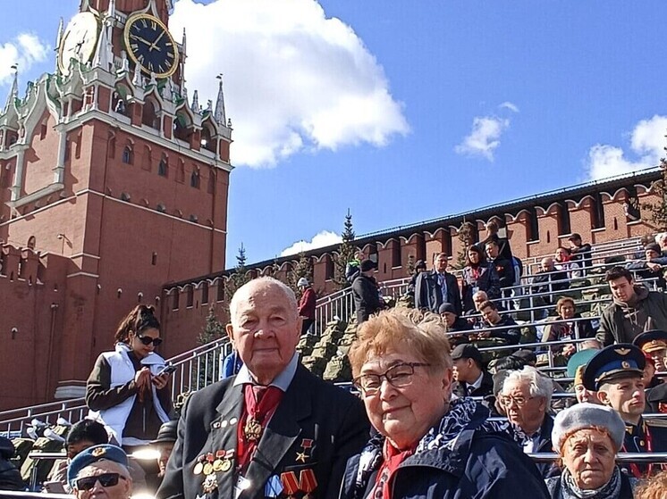 Алтайский ветеран побывал на параде Победы в Москве