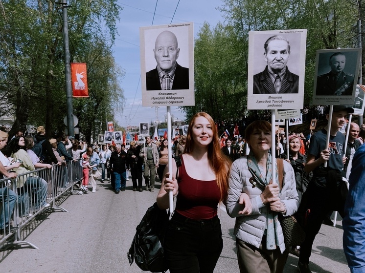 Шествие томских героев: опубликован фоторепортаж с акции «Бессмертный полк»