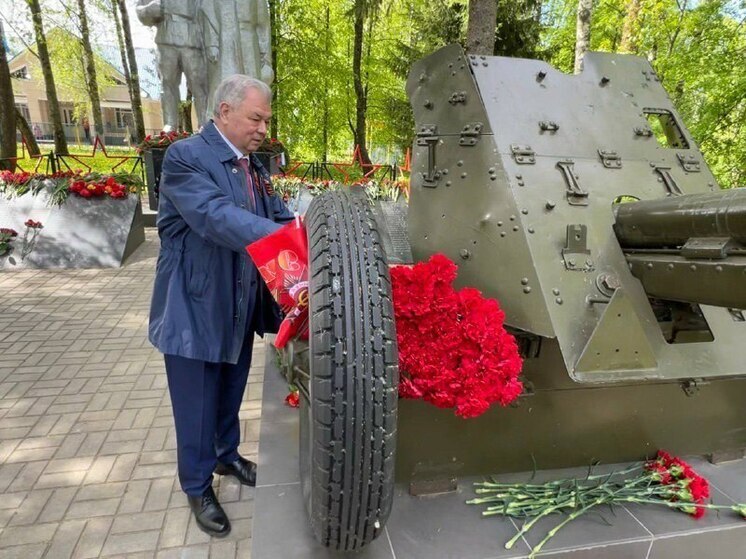 В Козельском районе установили легендарную «сорокапятку»