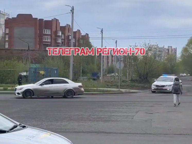 В Томске полиция устроила погоню за «Мерседесом»