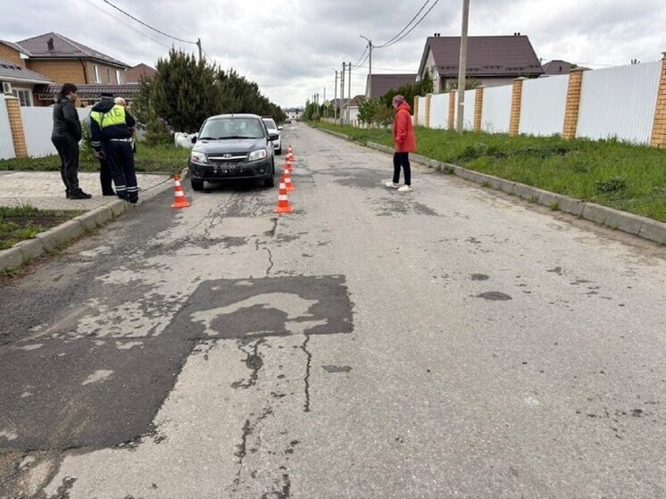 В Липецком районе под колеса «Лады Гранты» угодила 35-летняя женщина