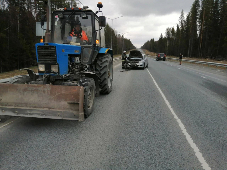 Пряжинском районе Карелии произошло ДТП с участием трактора