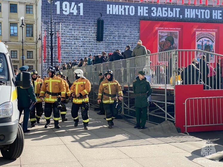 В Петербурге за порядком 9 Мая наблюдал 171 спасатель