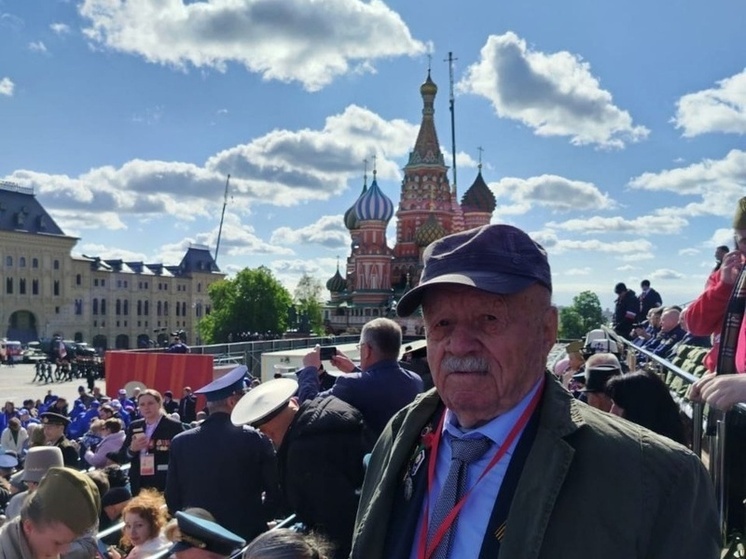 Ветеран из Карелии принял участие в параде Победы на Красной площади