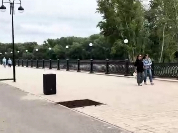 В Оренбурге открыли для прогулок набережную