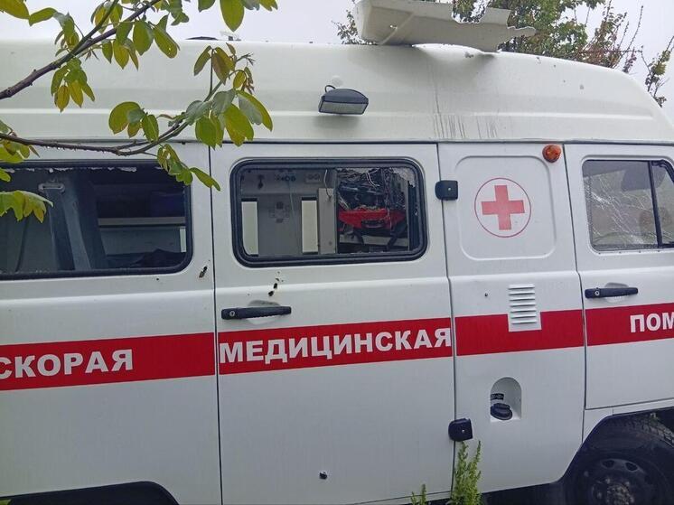 Сальдо рассказал о разбитой машине скорой в результате сброса с украинского дрона