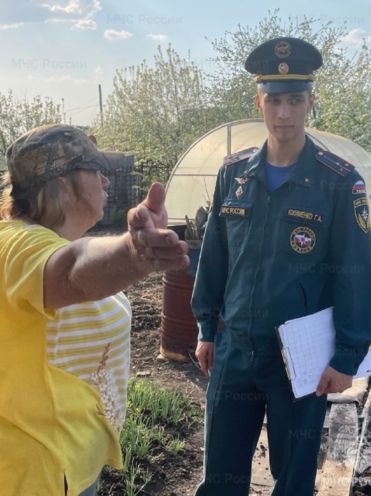 В Ливенском районе проходят рейды по профилактике пожаров