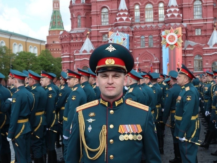 Капитан Антипин из Ядрина третий год участвует в Параде Победы в Москве