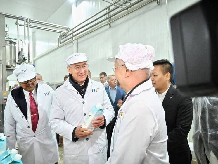 В Боровском районе запущен вьетнамский молочный комплекс «Ти Эйч»