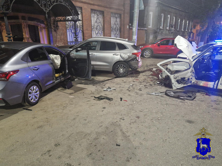 ДТП в Самаре: пострадали водители автомобилей Hyundai Solaris и Lada Granta